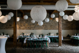 Rustikale Hochzeit in den Weinbergen Saaldeko Lavendel